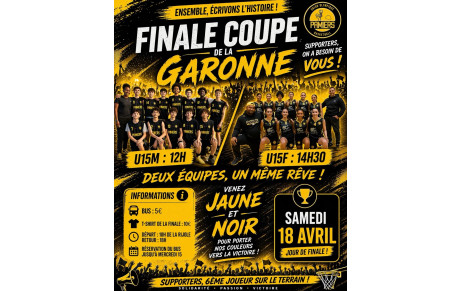 FINALES COUPE DE LA GARONNE 2026